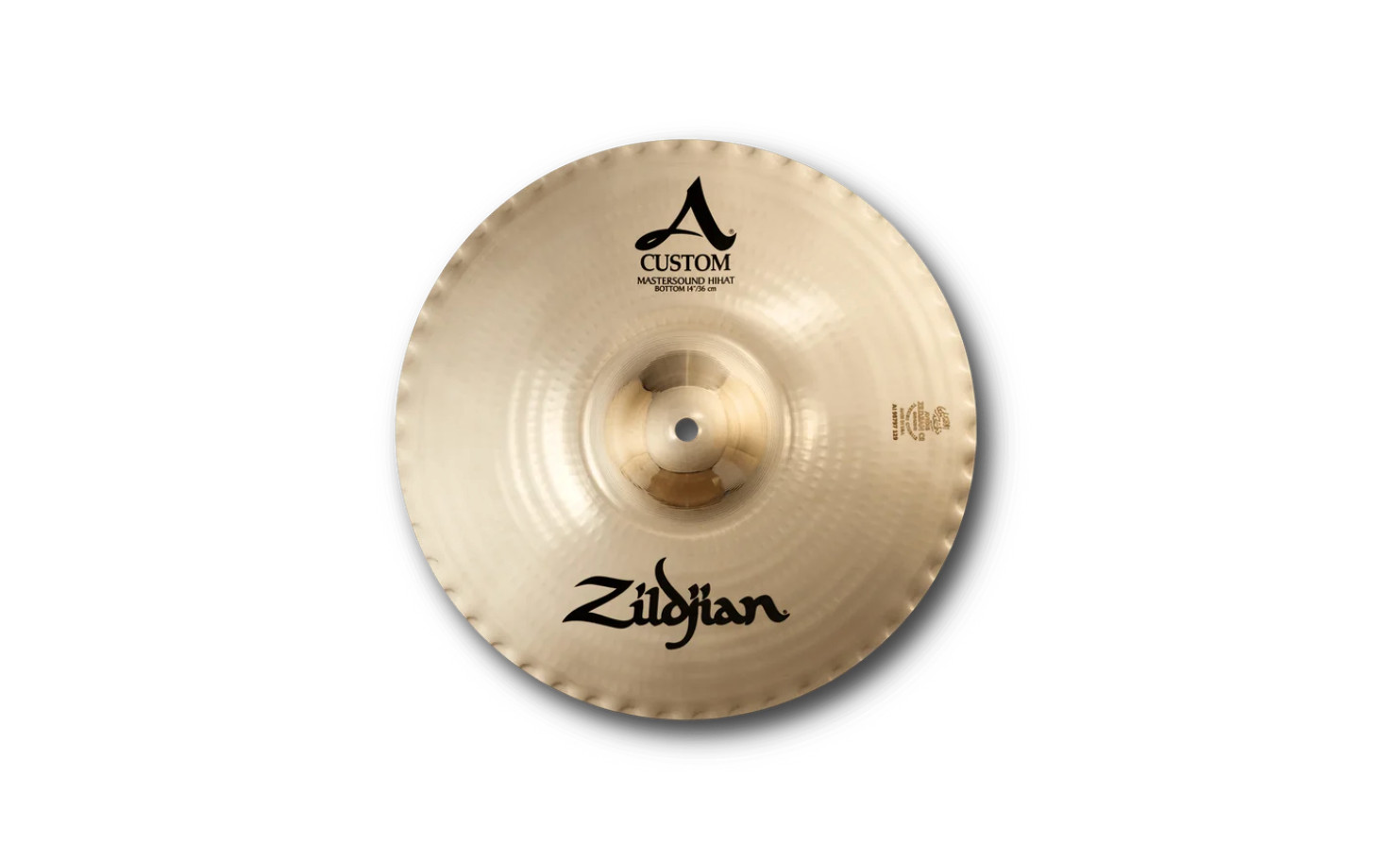 Zildjian 15" A Custom Mastersound HiHats Bottom Cymbal