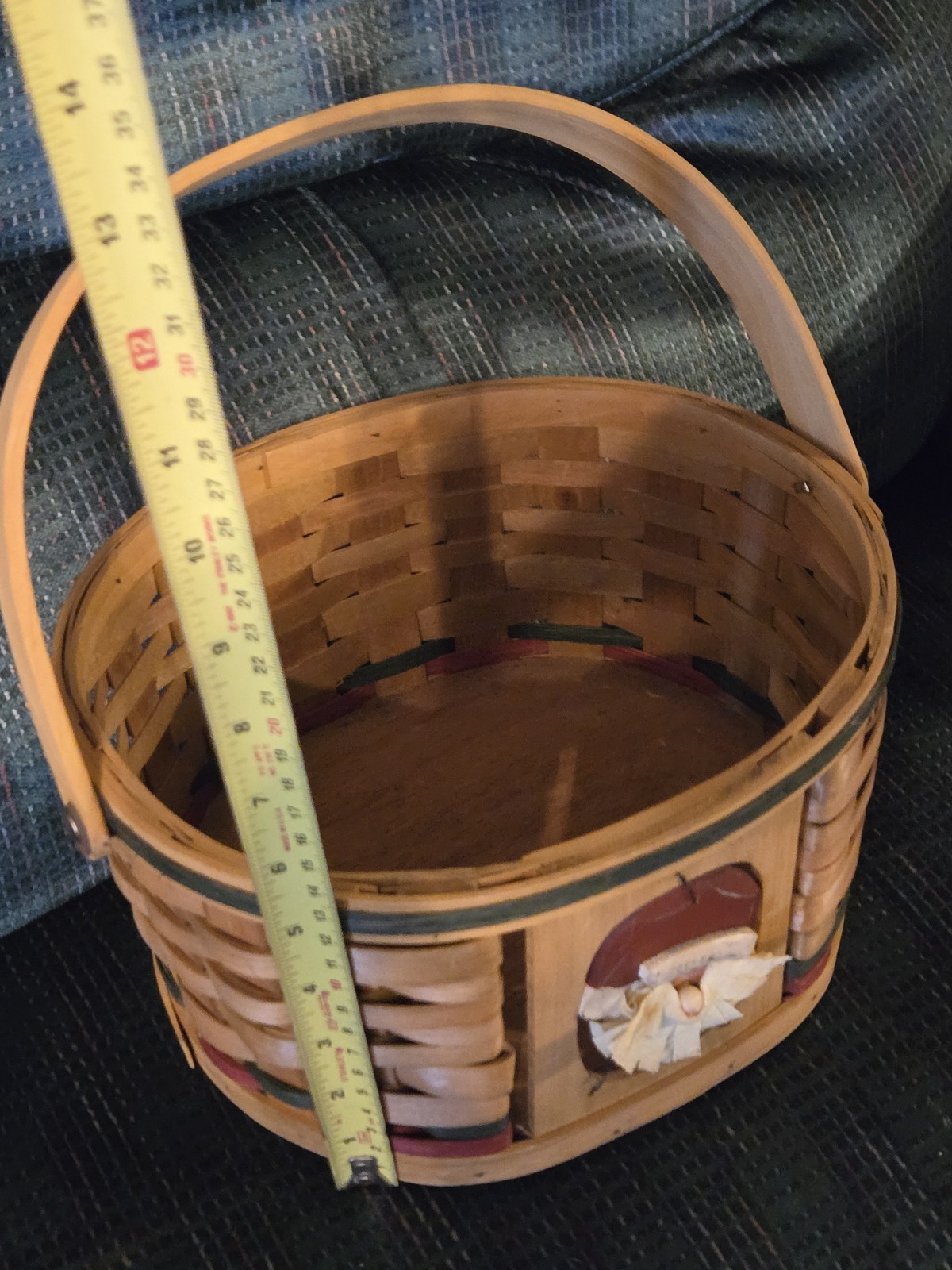 Vtg. Santa Claus Basket