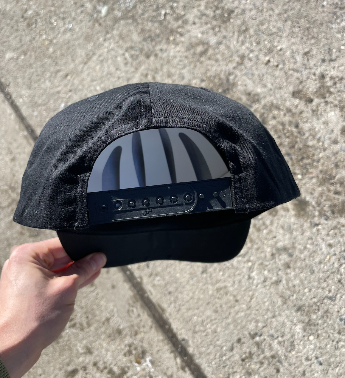 The Strokes 5 Panel Black Cap