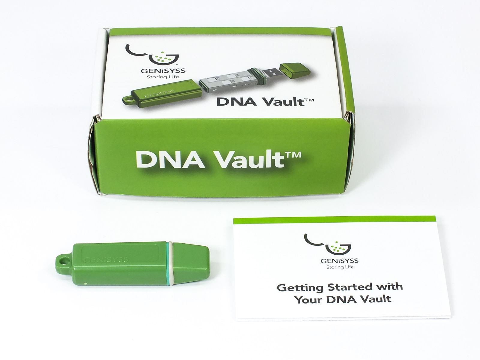 Genisyss Personal 4/16 DNA Vault USB 16GB 4-Well DNA Storage Medical Records