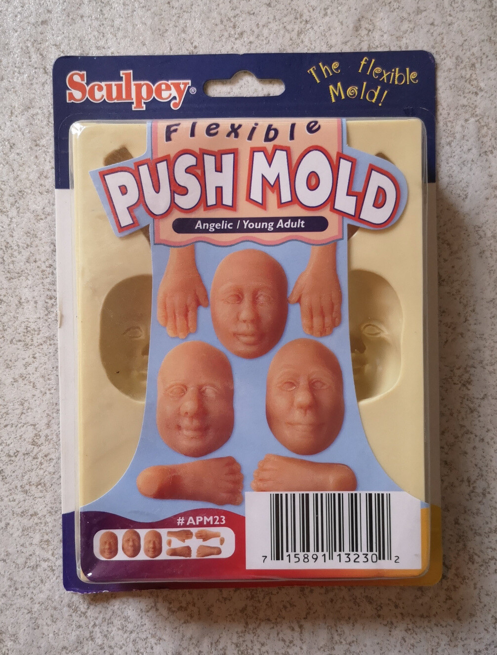 Sculpey Flexible Push Mold APM23 Angelic / Young Adult
