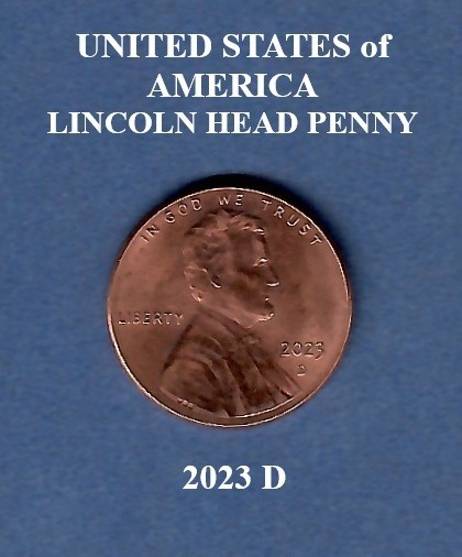 2023 D Lincoln Head Shield 1¢ Penny "Circulated" Actual Coin Shown **FREE S&H**