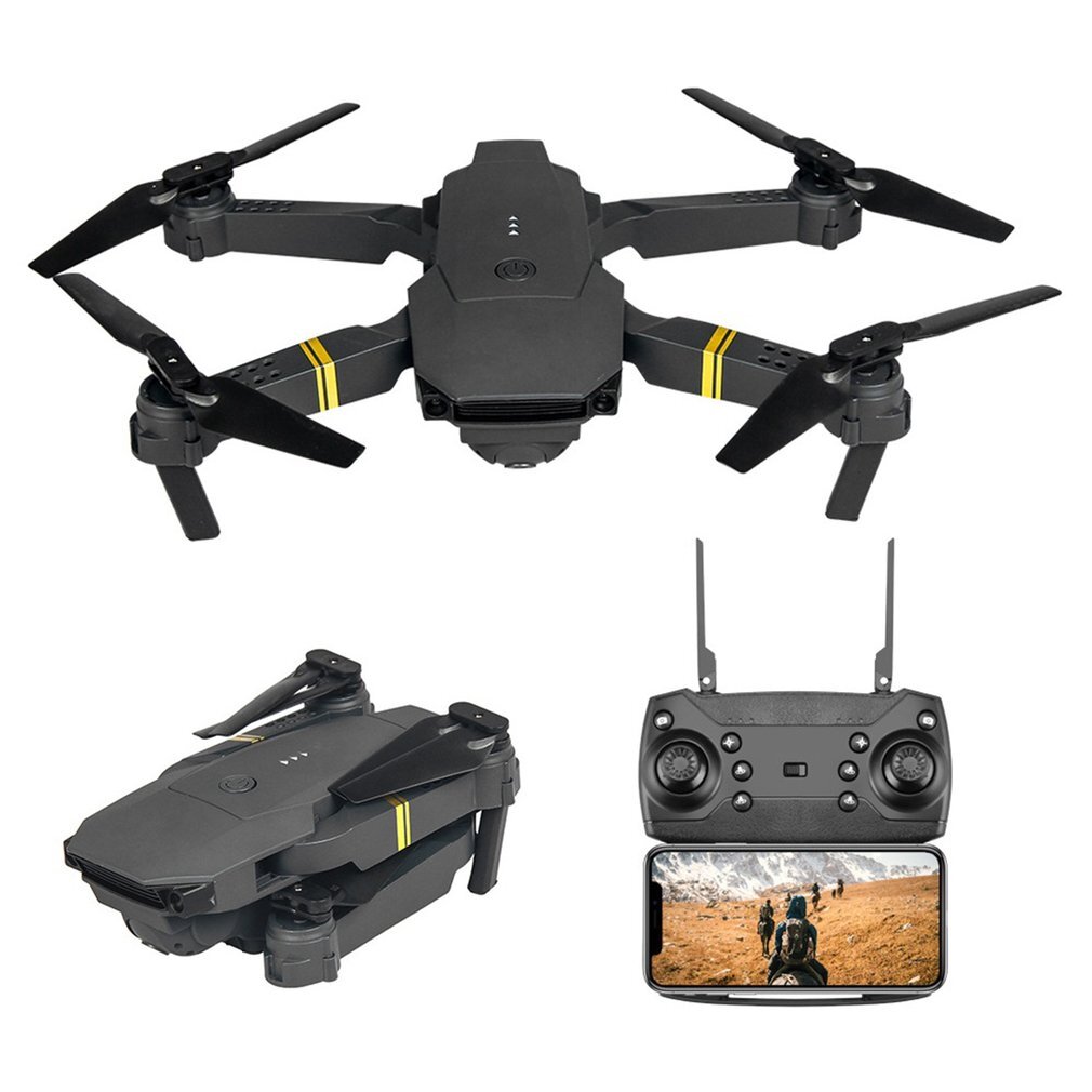 Drone HD 4K Wide Angle Camera Drones E58 WiFi Foldable RC Quadcopter 2 batteries