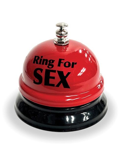 RING FOR SEX BELL GAG GIFT NOVELTY ADULT PARTY