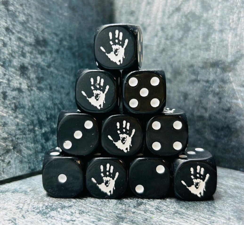 Isengard, Inspired Custom  Dice, Ideal for Games like AOS & Lord of the Rings
