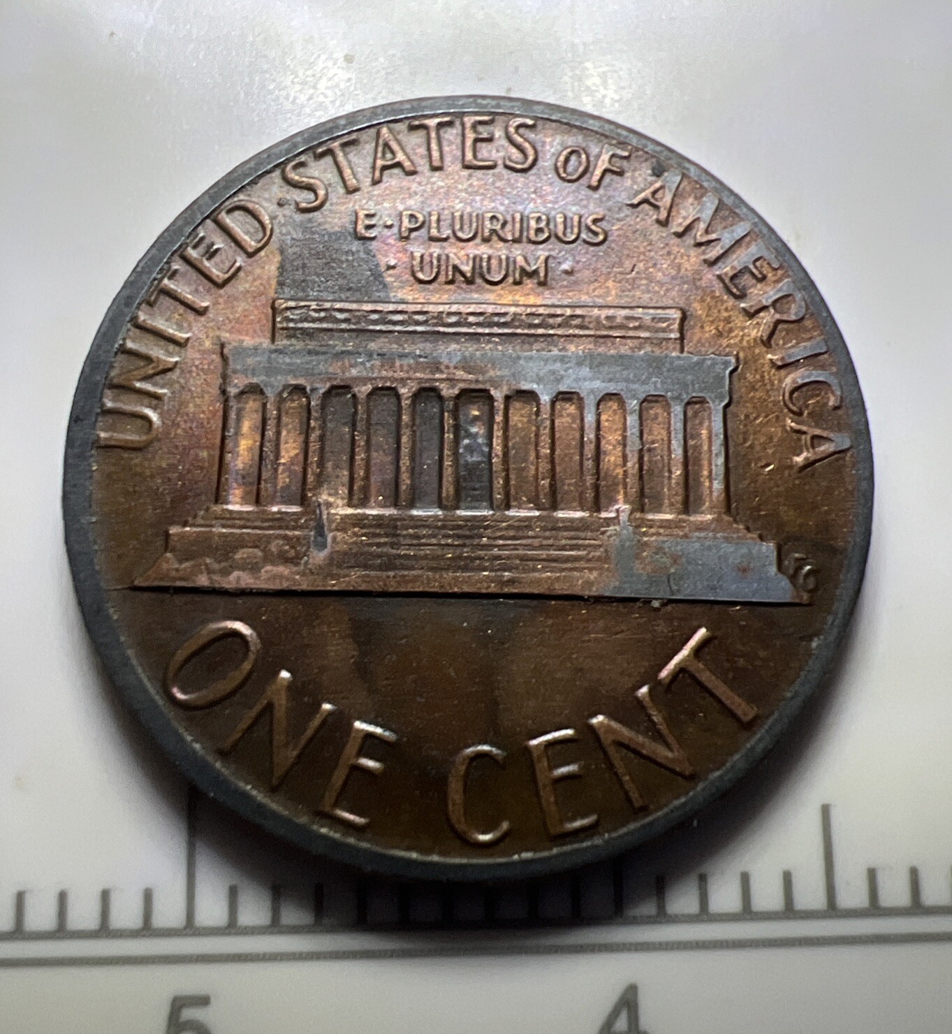 1983-D Penny RPM D/D, Partial Plating, Misaligned Reverse Die Mint Errors