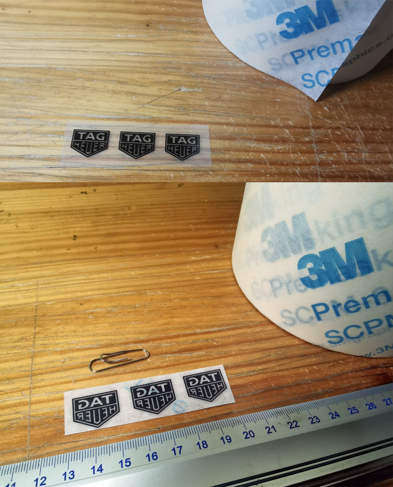 Tag Heuer small decal set X3 vinyl stickers stickers ステッ