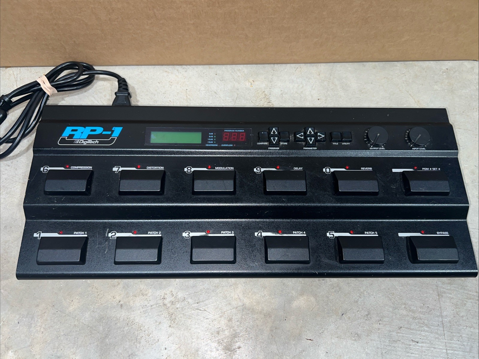 Digitech RP-1 Multi Effect Processor 90's Analog Pedal Board