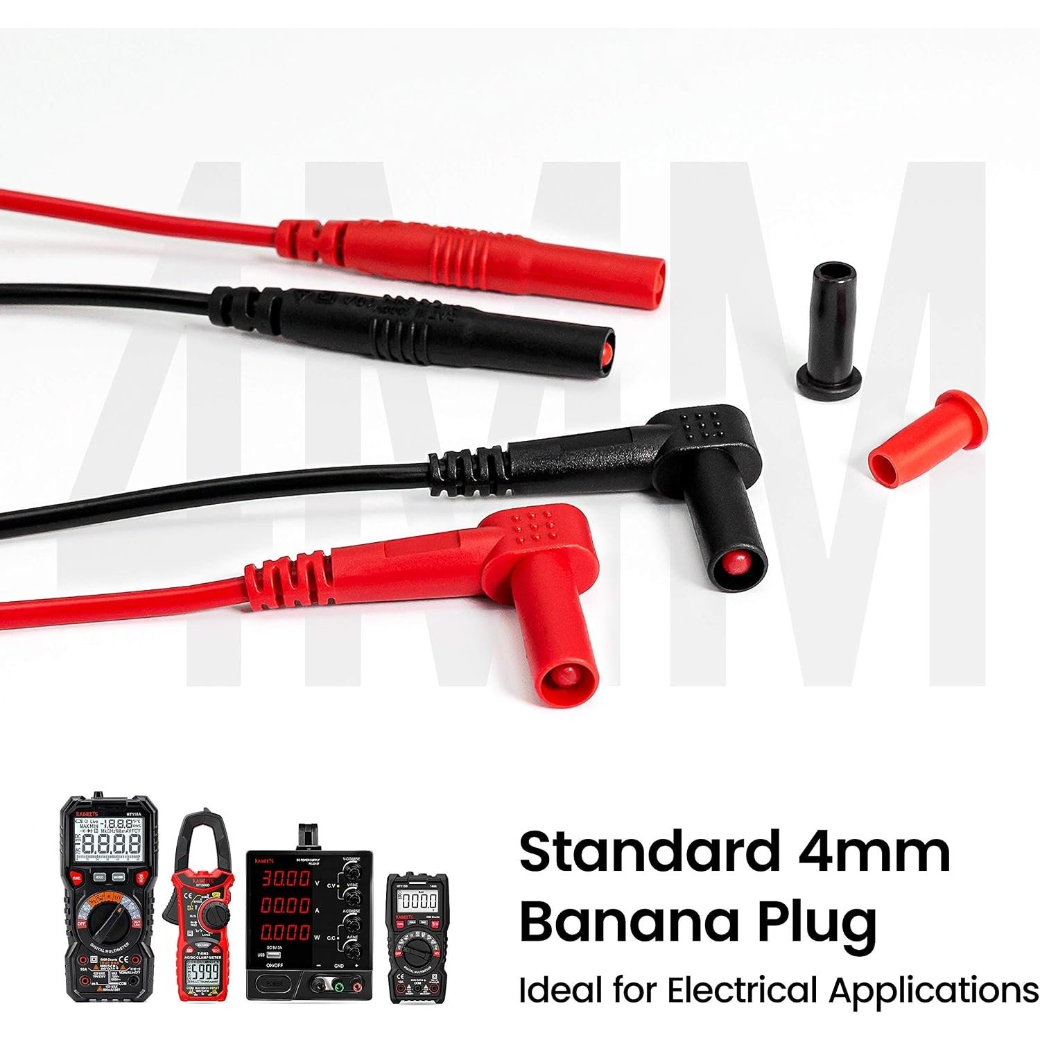 Professional Multimeter Test Leads Kit 23PCS for Digital Electrical Testing