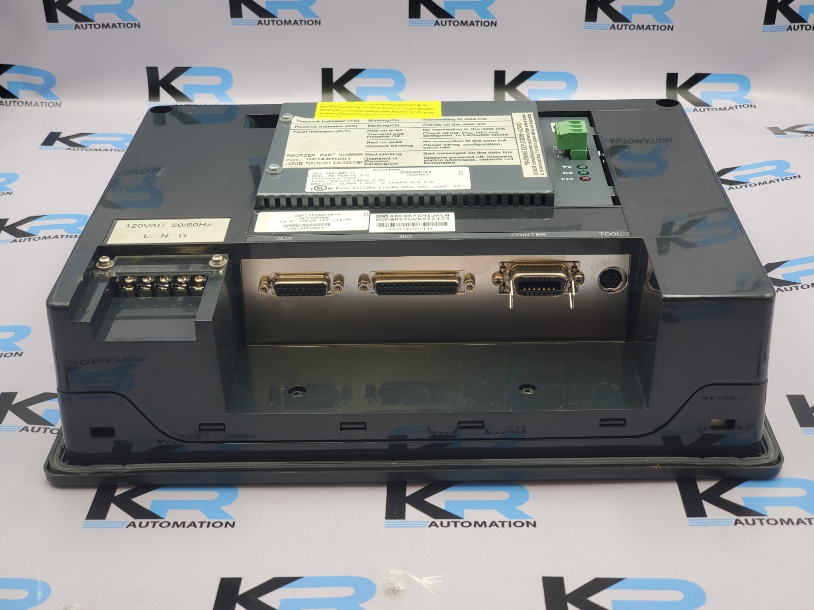 Total Control CQPI31200C2P-A QucikPanel Operator Interface 10.5" Color 120V