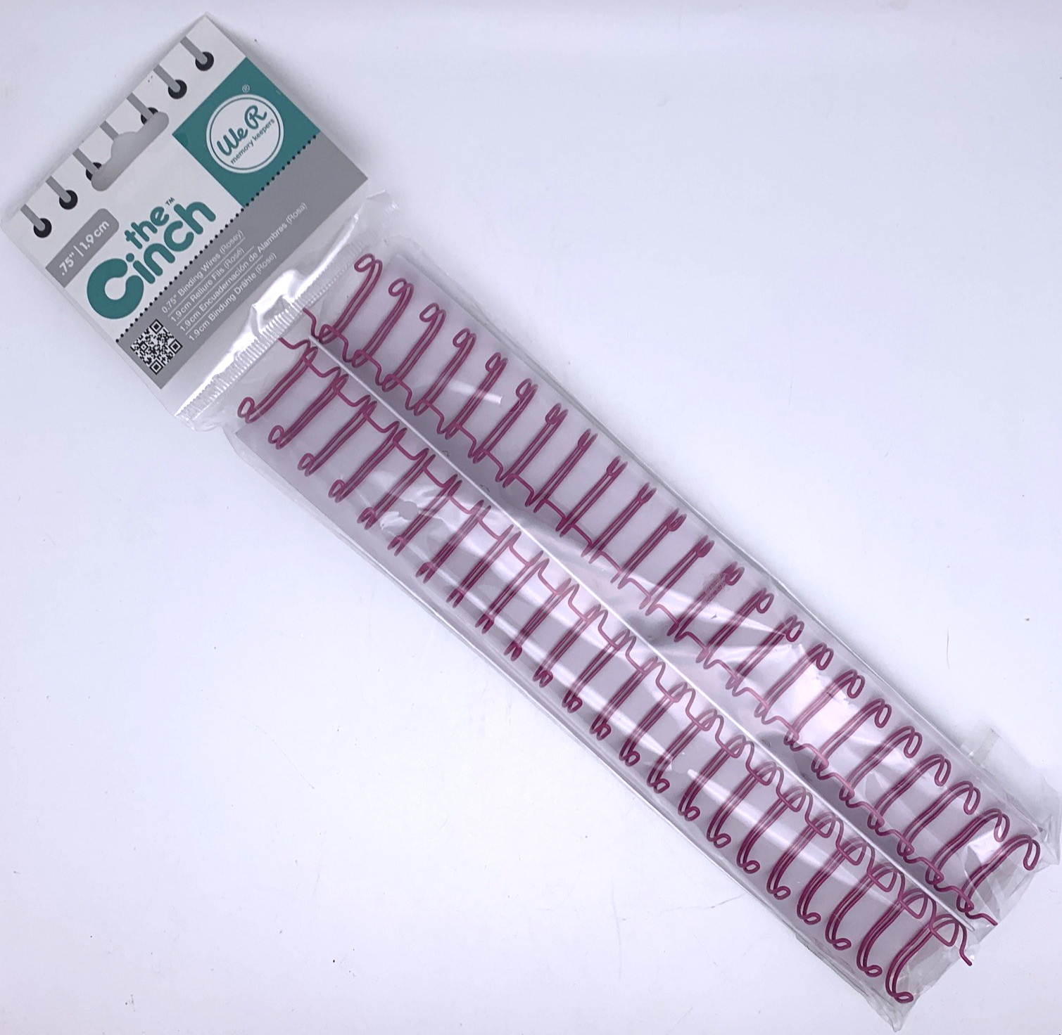 The Cinch Binding Wires .75 inch Rose We are Memory Makers Book Making Scrapbook