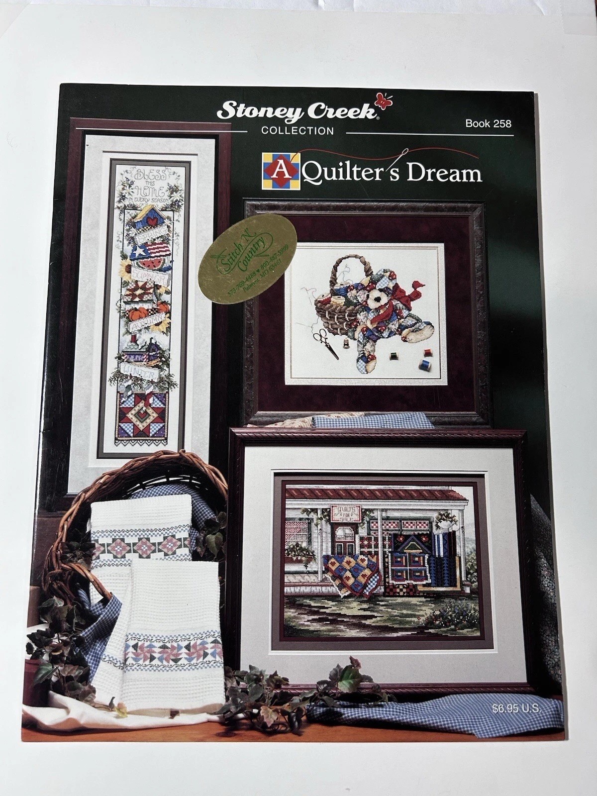 STONEY CREEK COLLECTION A Quilters Dream Cross Stitch Pattern 2000 Booklet #258