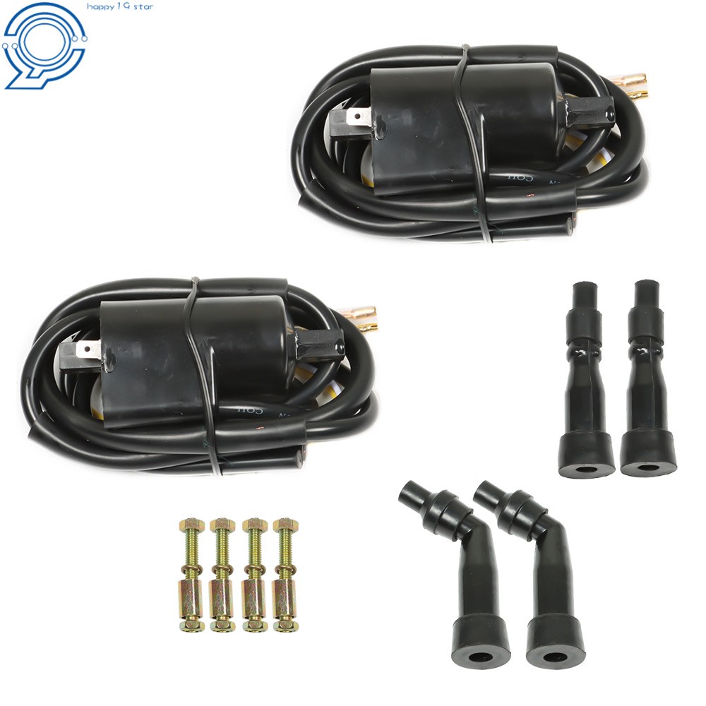 For Honda CB 500 650 750 900 CB350F CB400F Kawasaki Ignition Coil Set 21121-1174