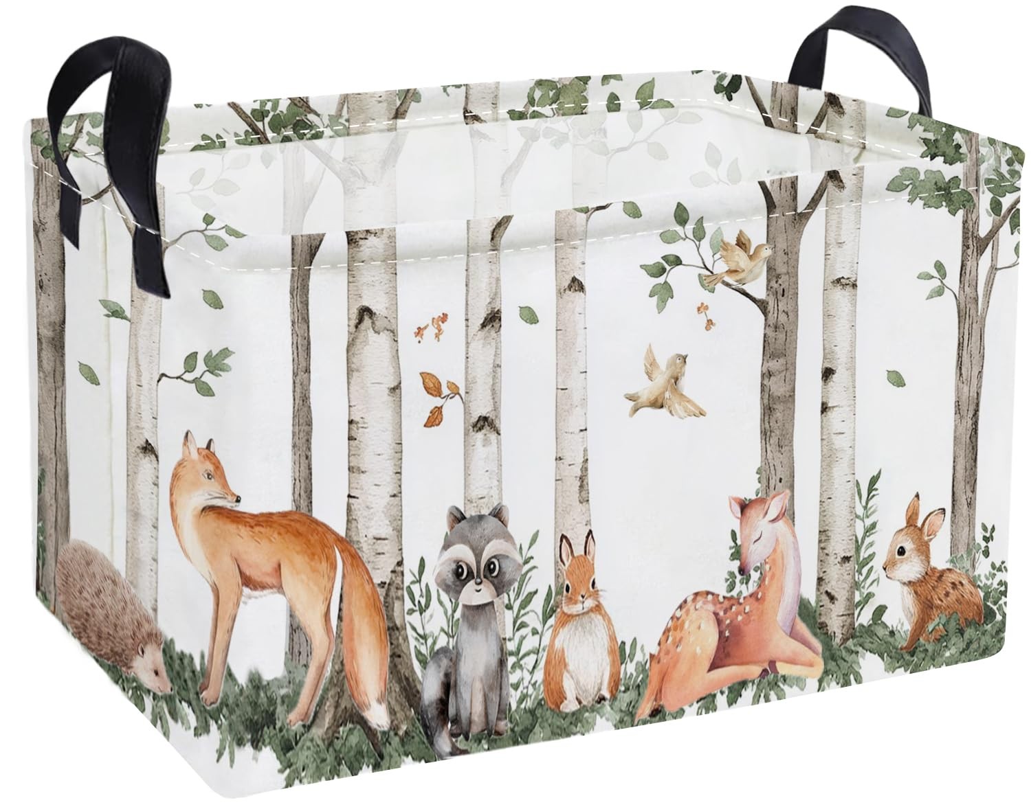 Rectangular Animal Baskets,Kids Storage Box,Cute Basket for Kids with Handles...
