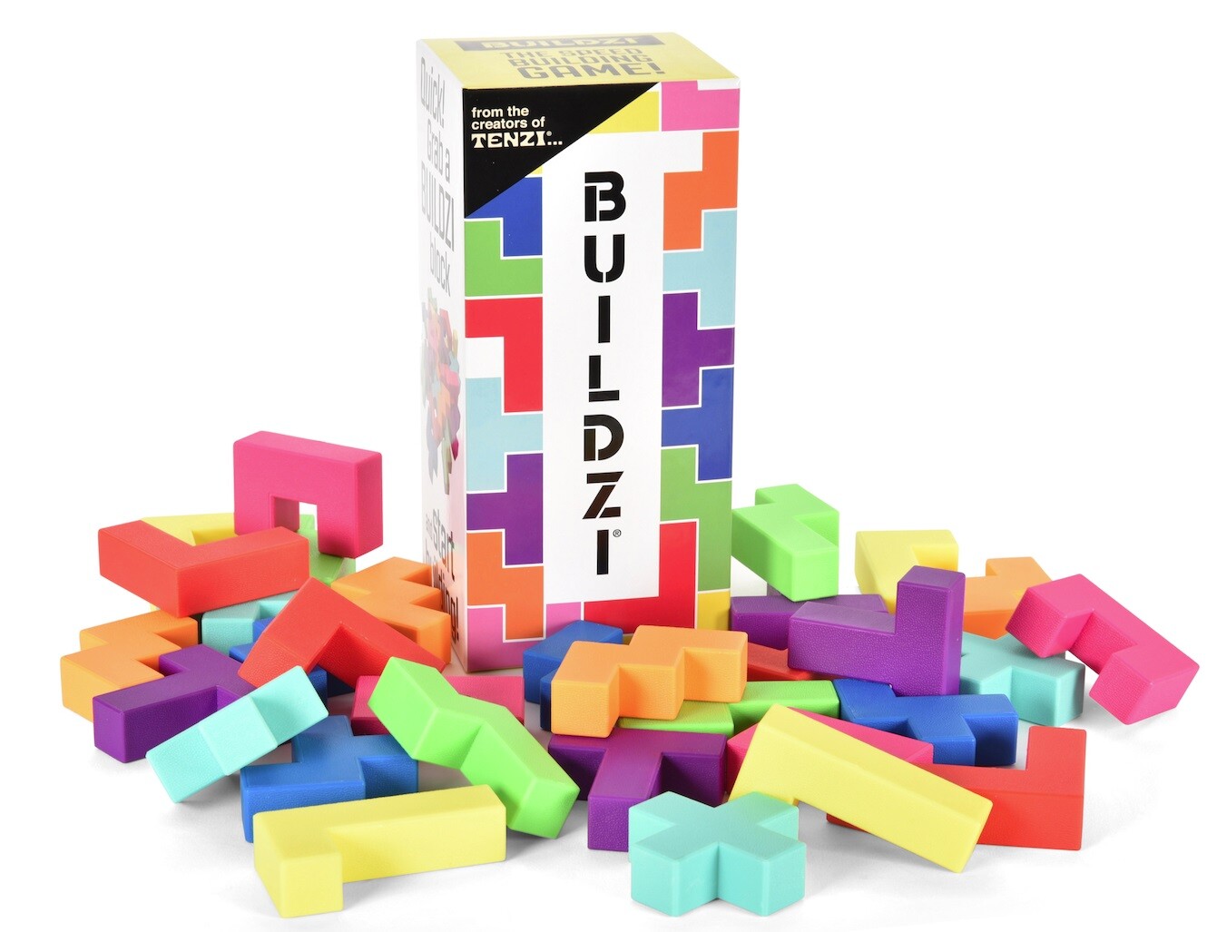 BUILDZI Fast Stacking Block Building Game Carma (makers TENZI SLAPZI) Family