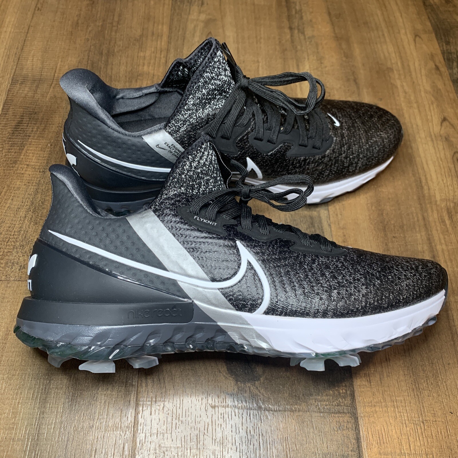 Nike Air Zoom Infinity Tour Flyknit Golf Shoes Cleats Mens Size 8.5 CT0540-001