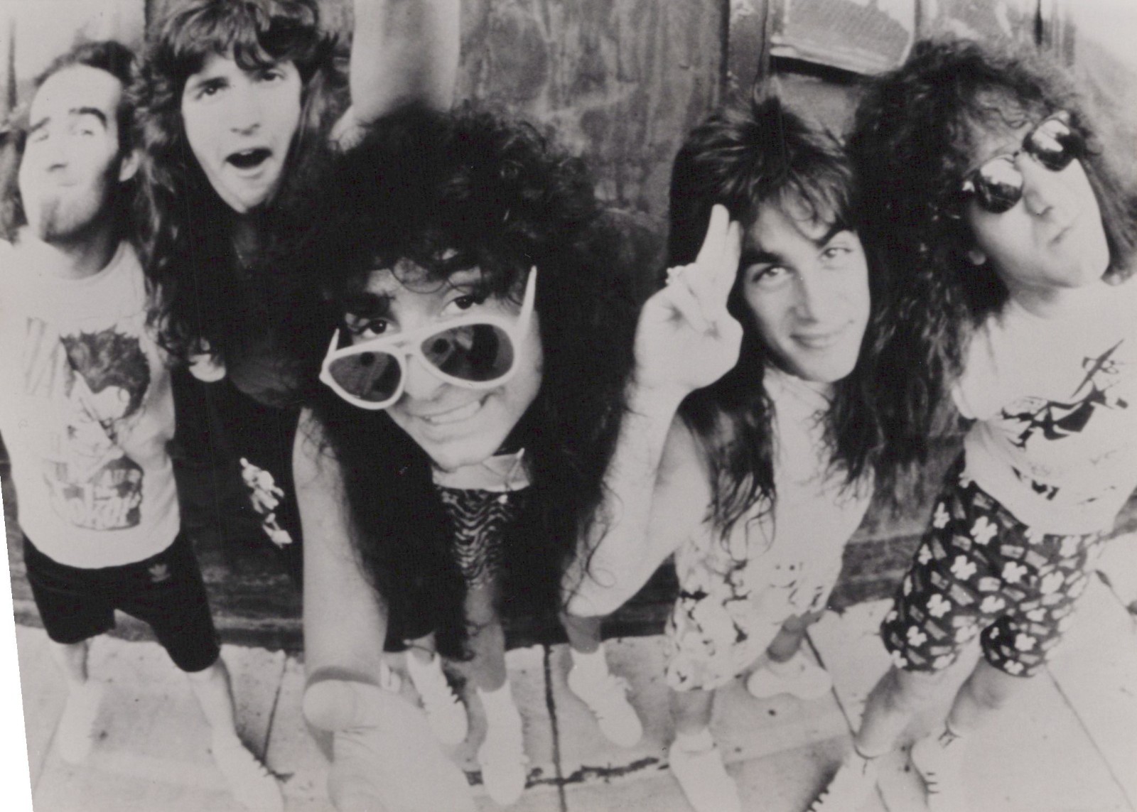 Anthrax Photograph Original Black And White Press Promotional September 1988