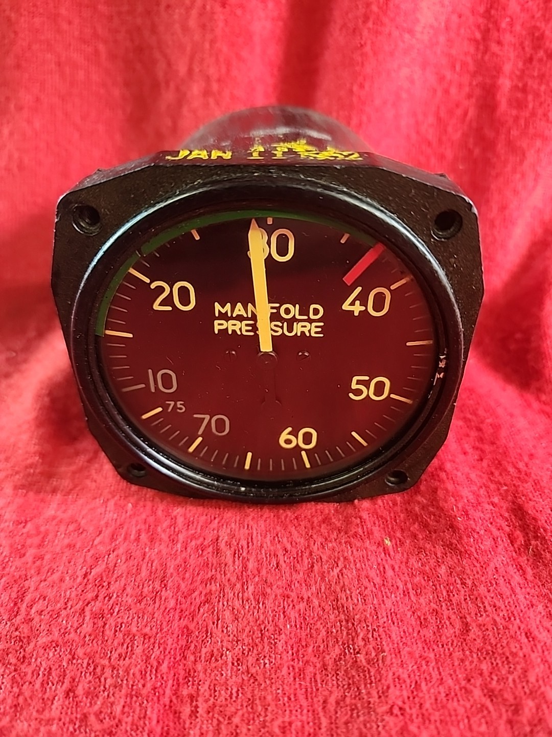US MILITARY 1952 Gage Manifold Pressure AN 5770 1A Stock# R88-G-773-100