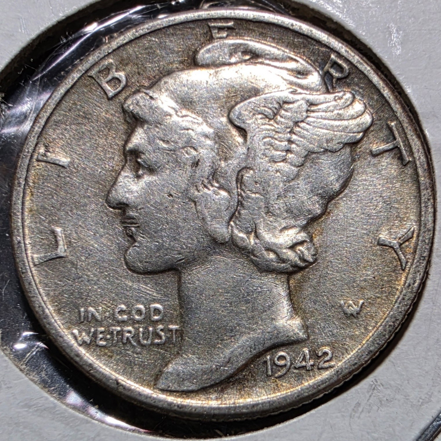 1942 Mercury Dime 90% Silver Very Nice Condition