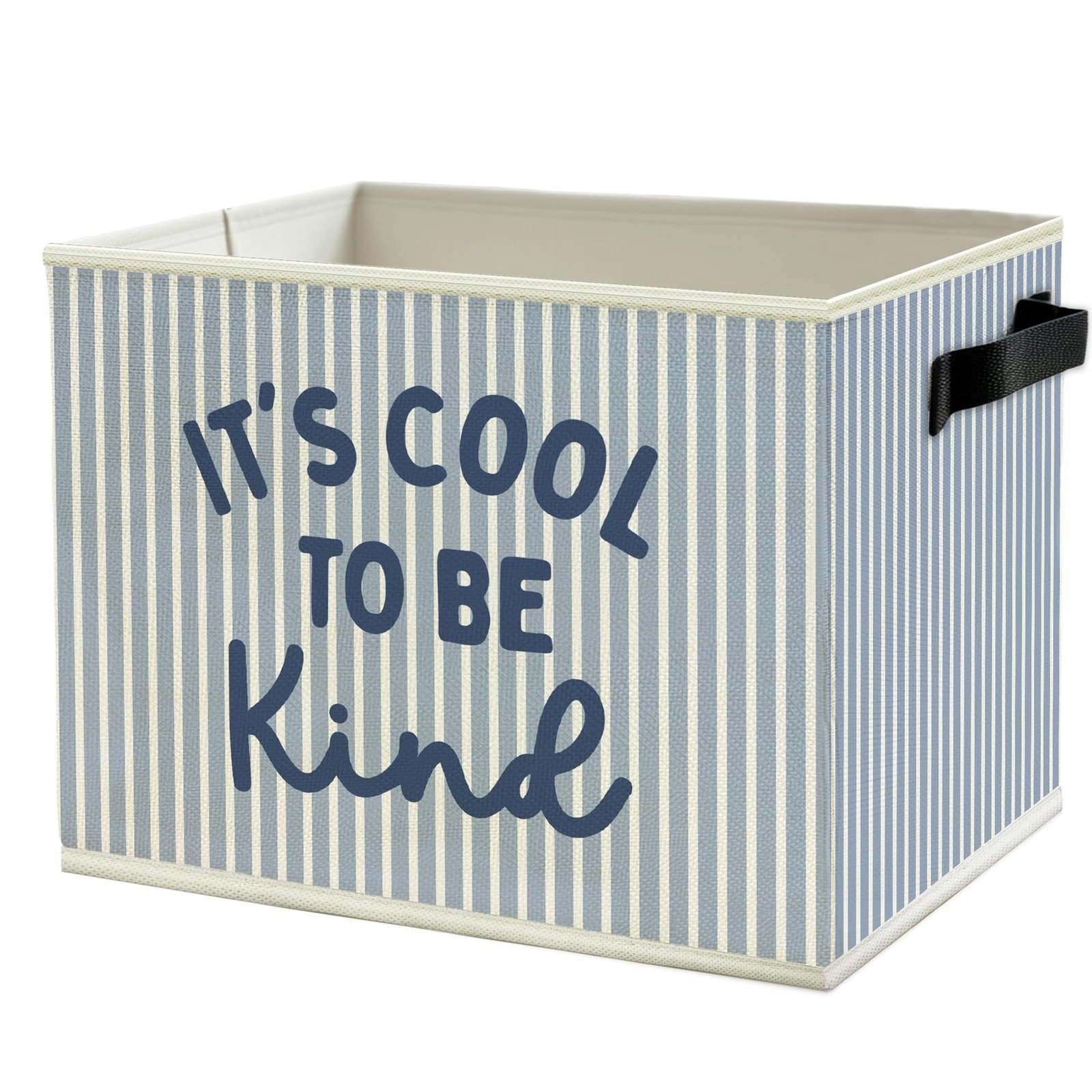 Inspirational Kids Nursery Storage Bins Box with Handles, It's Cool to Be Kin...