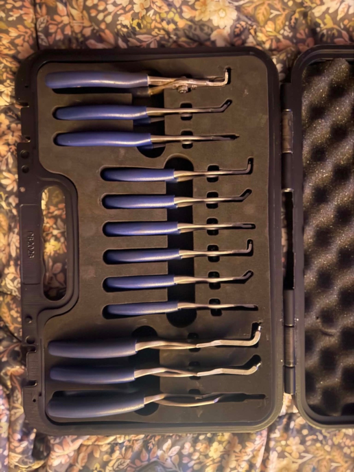 Snap-on Tools USA RARE NEW 12pc PEARL BLUE Snap Ring Plier Set SRPCR112PB