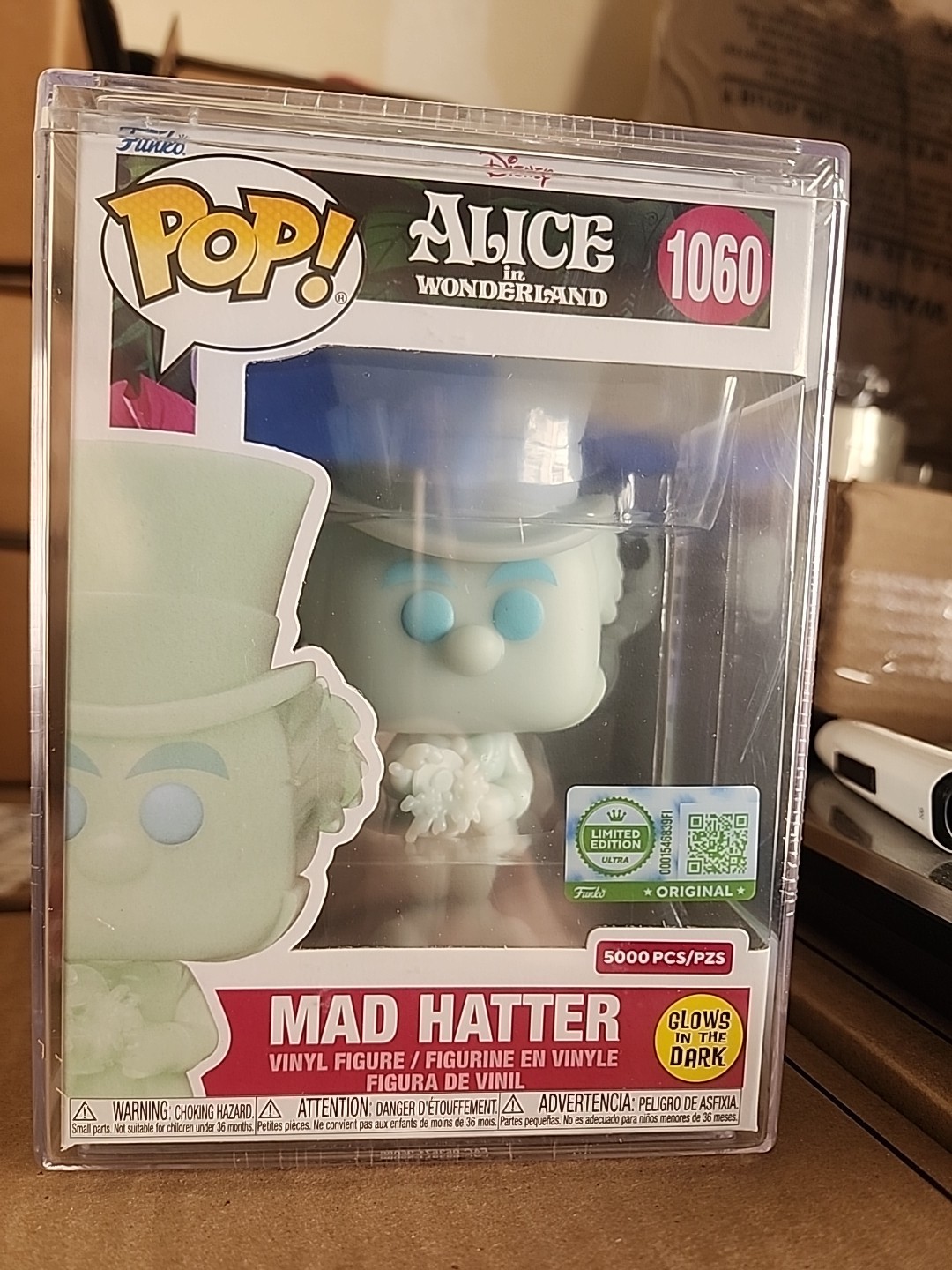 Funko Pop! Alice In Wonderland Ultra Mad Hatter Glow #1060 LE /5000 New Sold Out