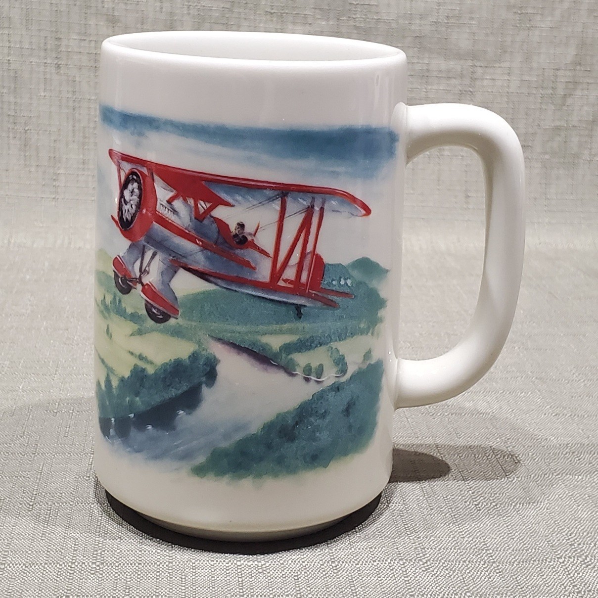 Red Biplane Otagiri Sunrise Pub Inc. 5 Inches Tall