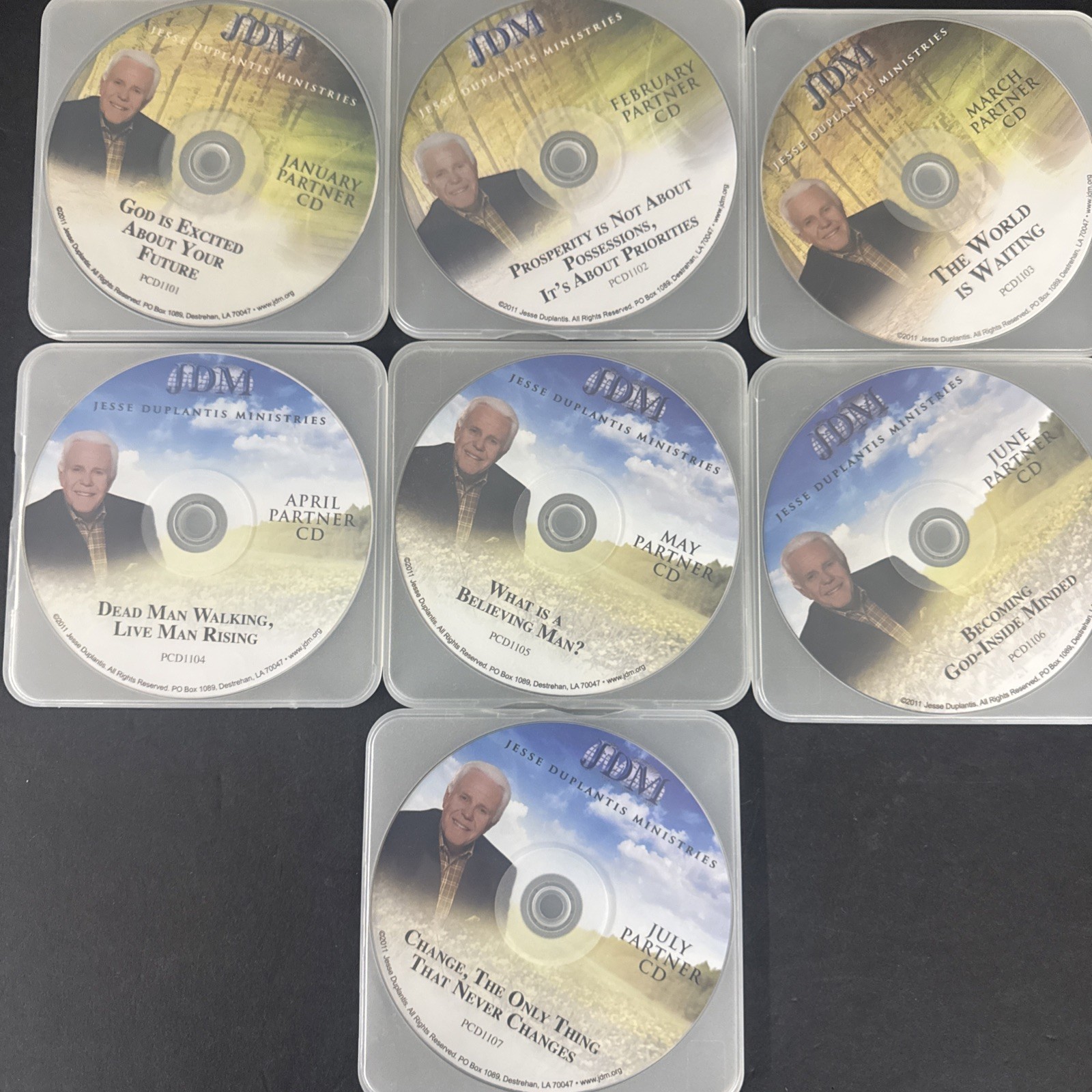 Jesse Duplantis Ministries Partner CD Lot 2011 January through July