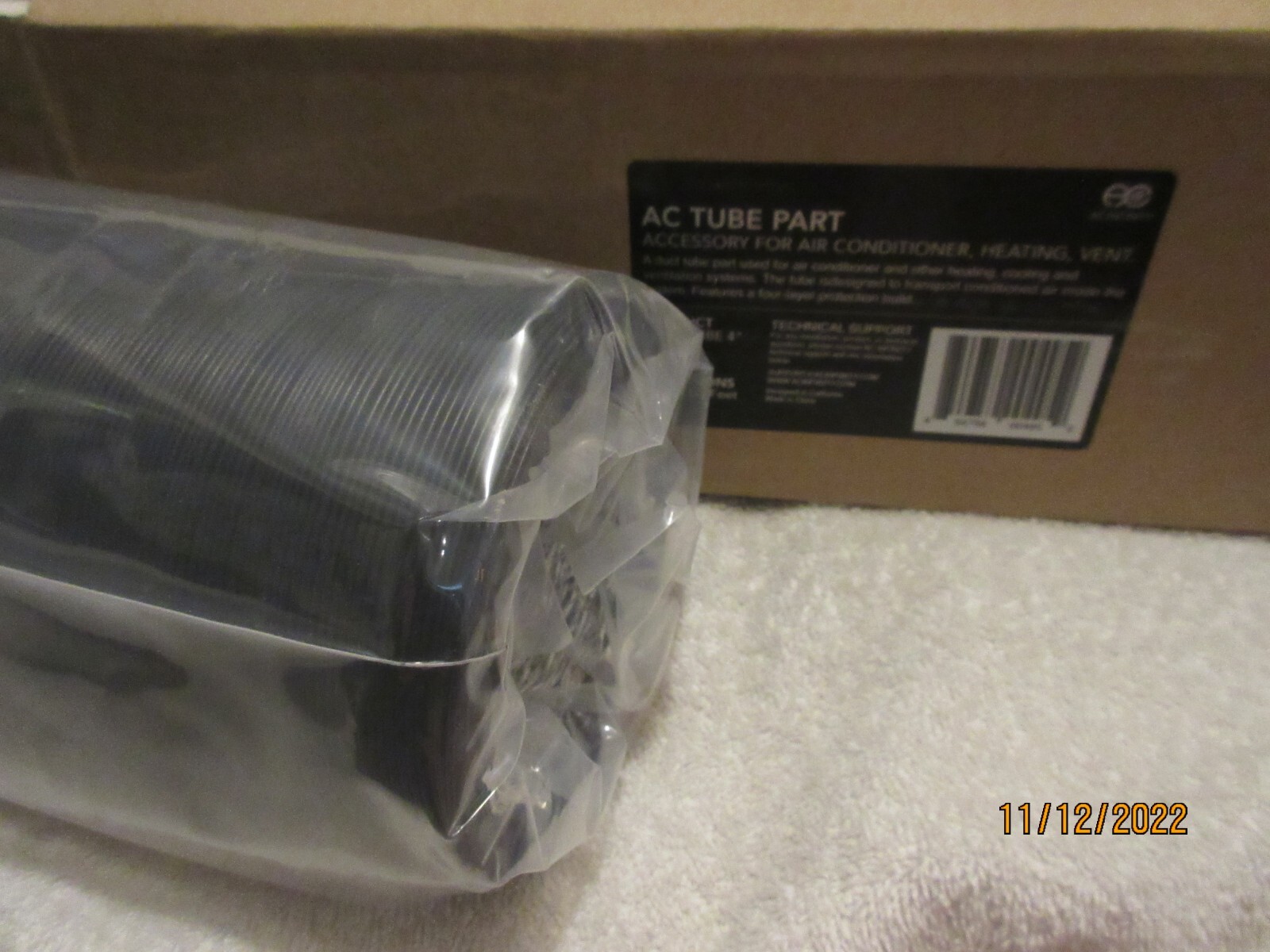 NEW IN BOX Infinity AC Tube Duct Part 4” X 25’ AI-DTA4 4 Layer Protection Build