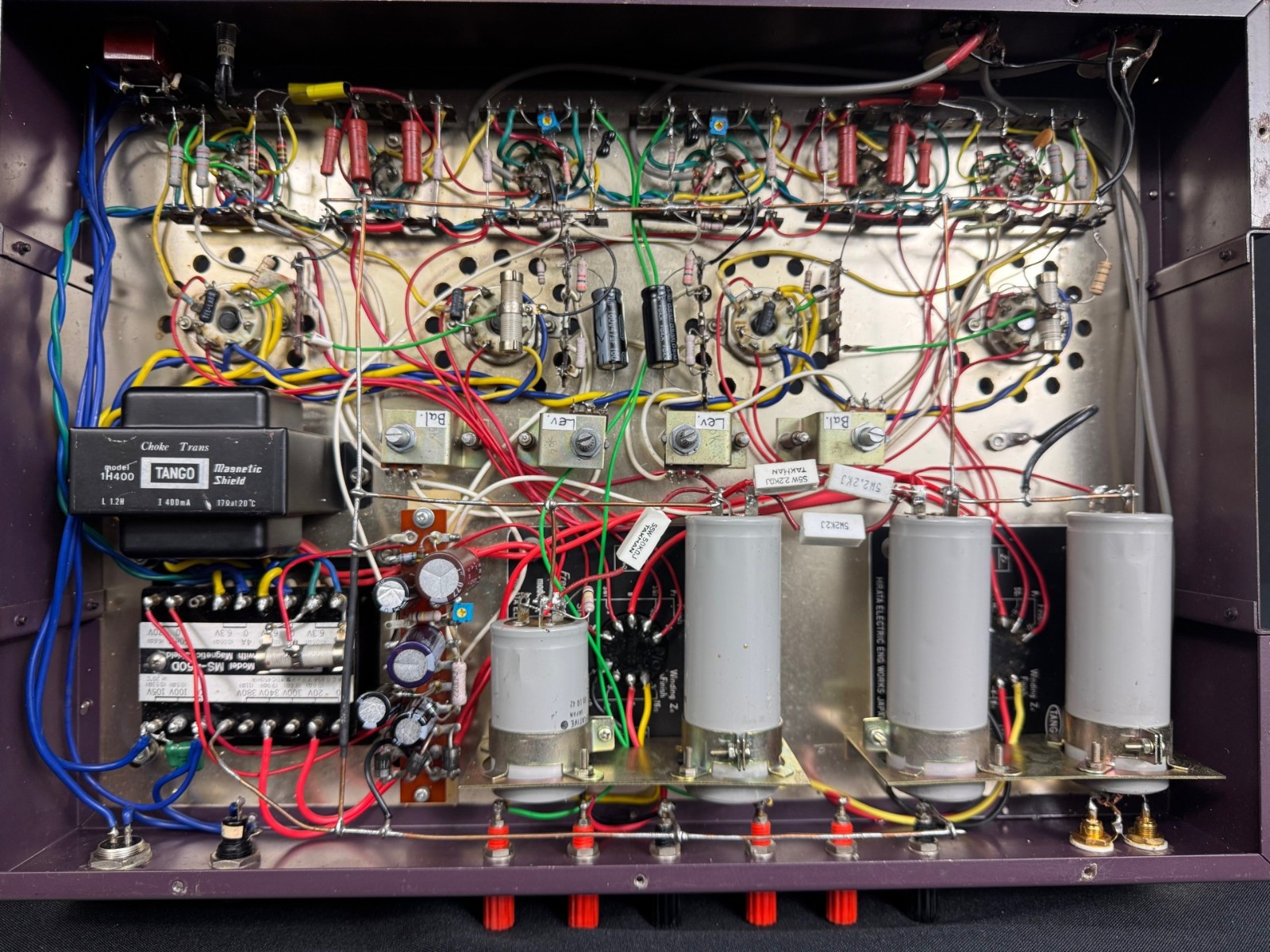 TANGO transformer KT88 PP AMPLIFIRE　Serviced by Tech
