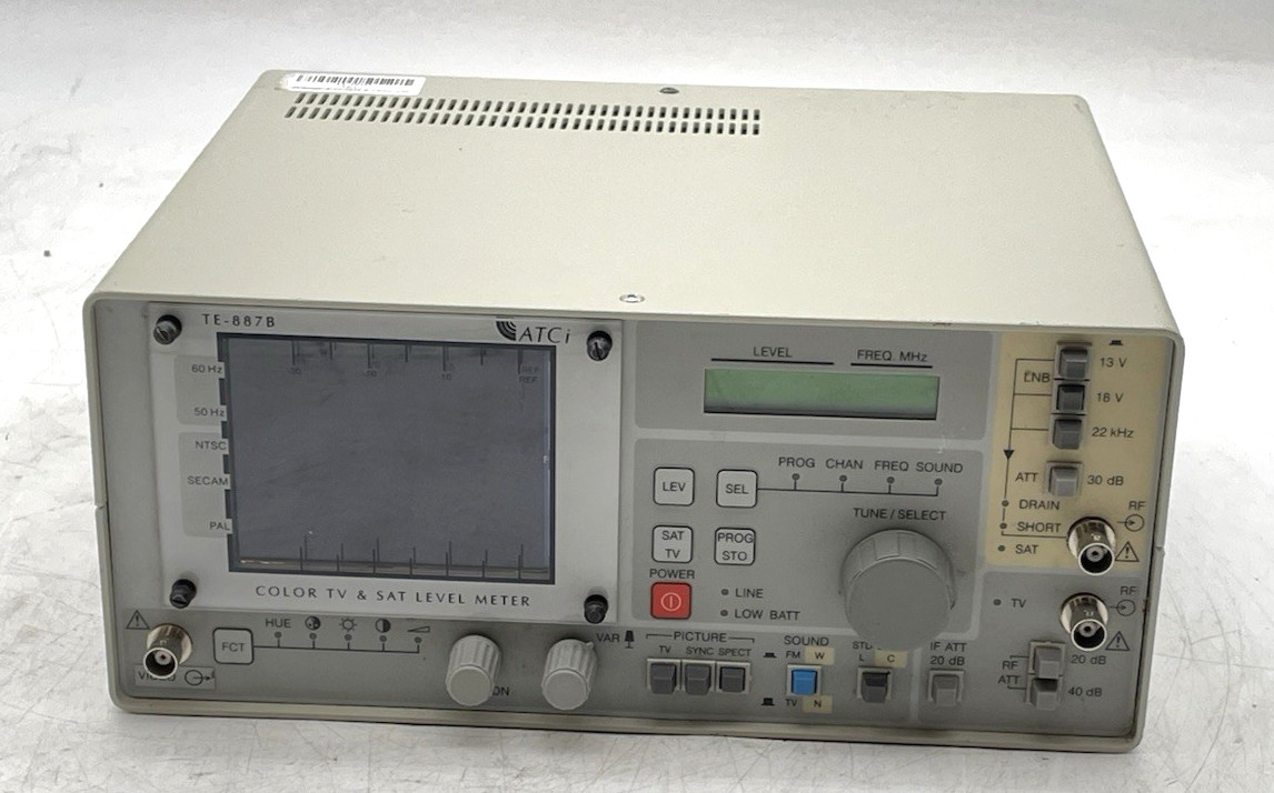 Atci Te-887B Cable TV Spectrum Analyzer TV And Satellite Spectrum Analyzer