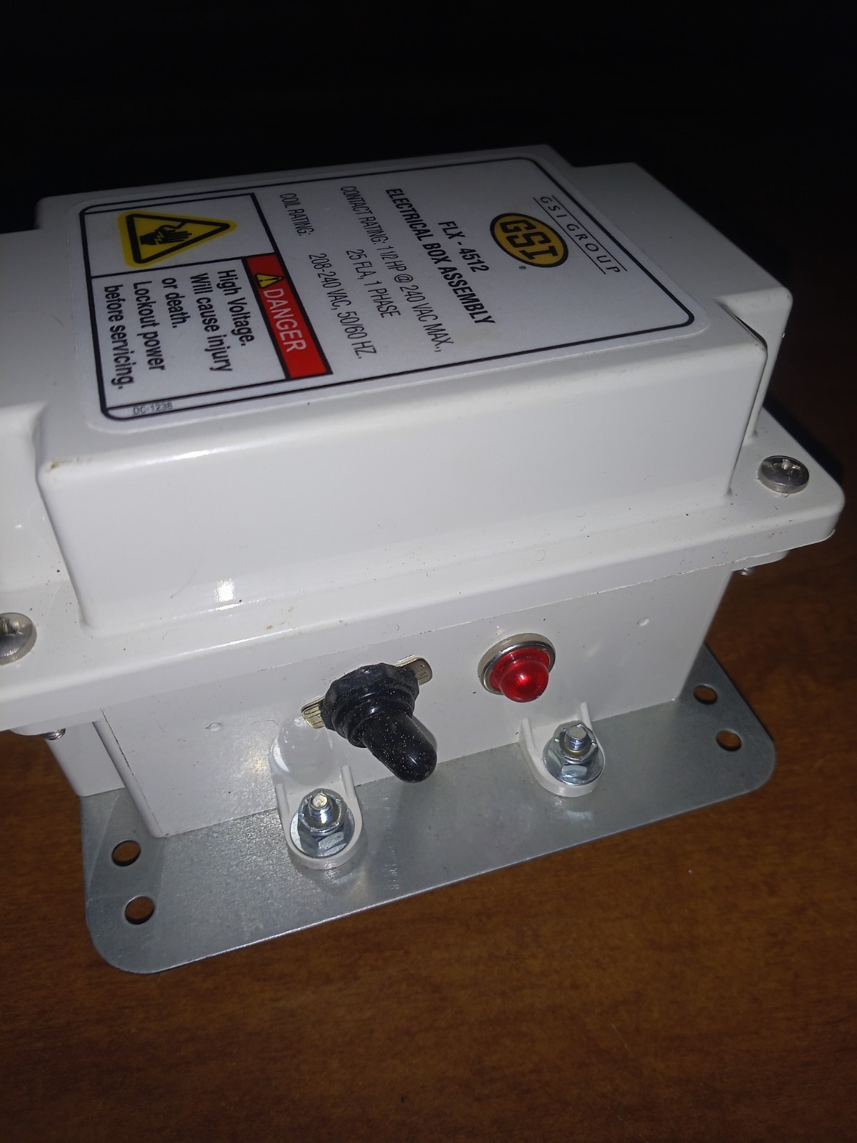 GSI FLX 4512 Electrical Box Feed Line Control Unit Switch