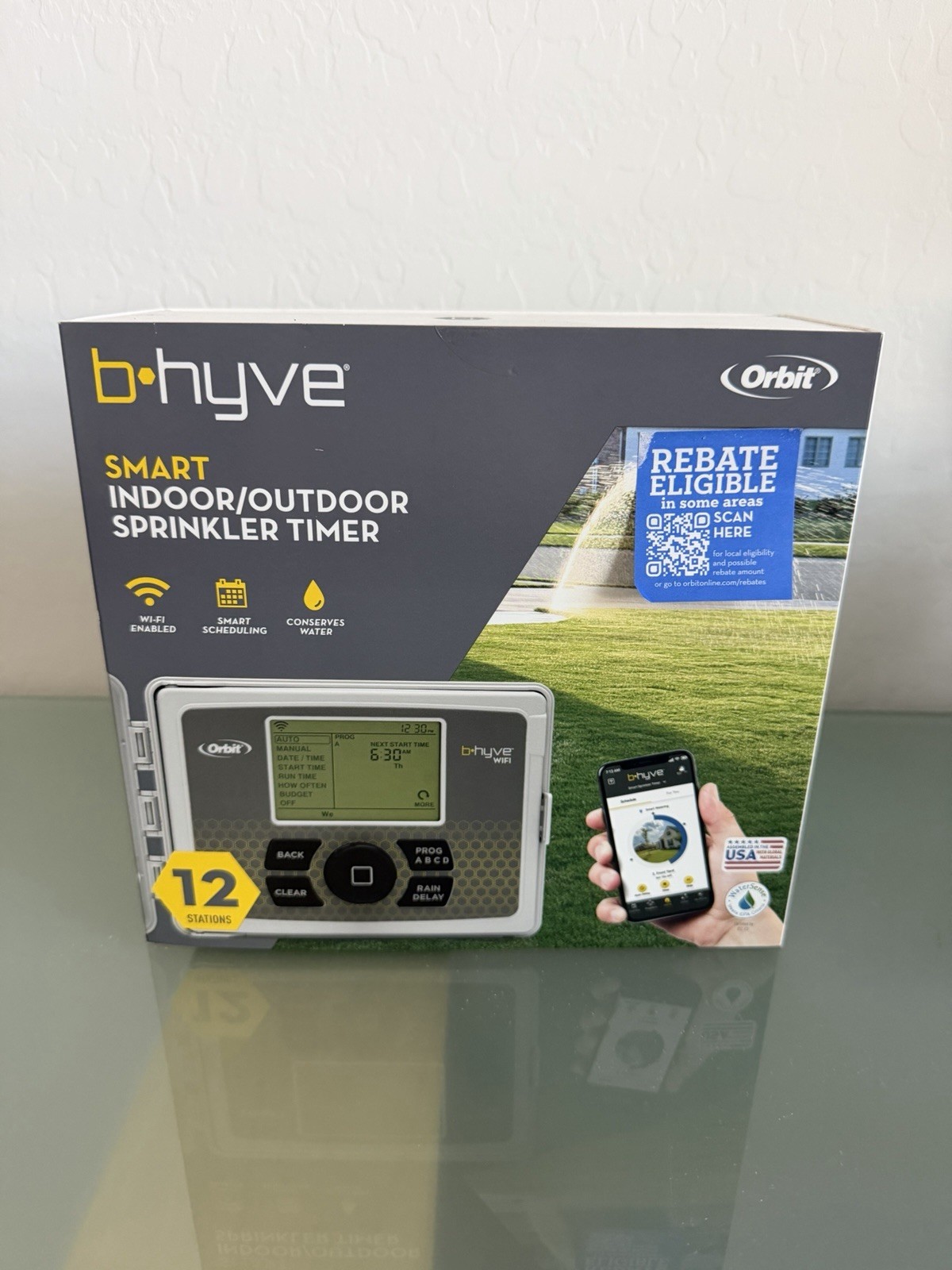 Orbit 57950 B-hyve Smart Indoor/Outdoor 12-Station WiFi Sprinkler System Control