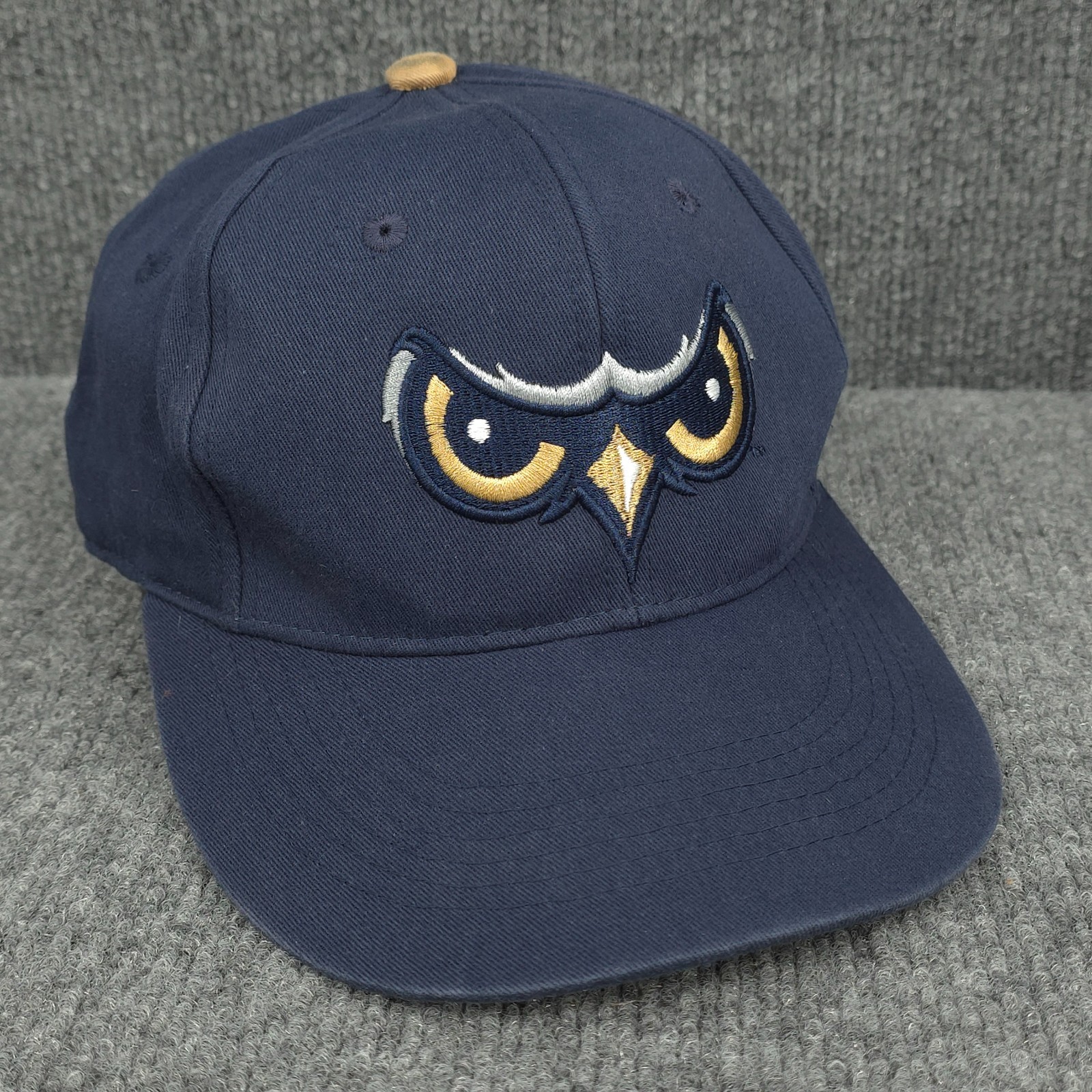 Orem Owlz Hat Cap Fitted Adult Blue Utah Minor League Baseball Mens Fitted 7 1/4