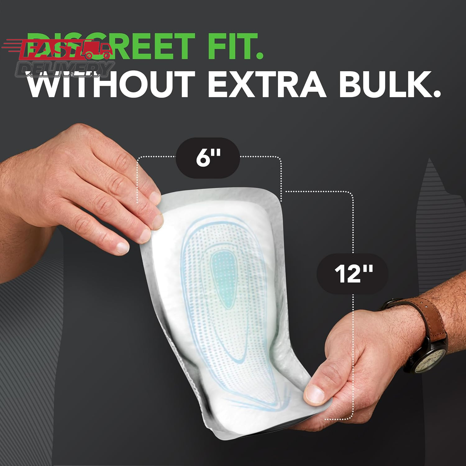 Depend Guards Incontinence Pads for Men, Maximum Absorbency, 104 Count (2 Packs