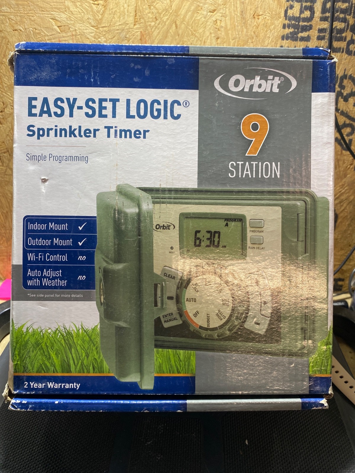 Orbit 9-Station Indoor/Outdoor Irrigation Timer Sprinkler Controller 57899 New