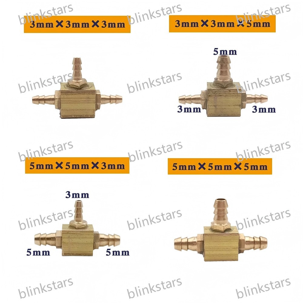 Dental Air Water Cupreous Tube Fitting Connector Pipe Joint Copper Connector