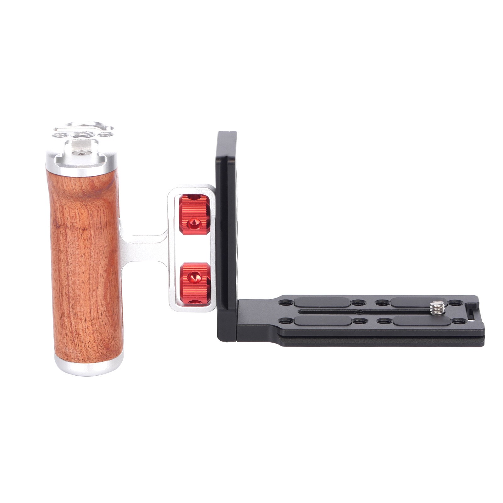 Camera Grip Wooden Handle QR Plate – Aacr-Compatible Fits All Camera Models.