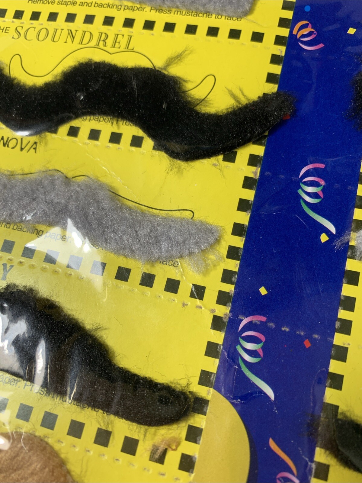 Mustache Party SELF ADHESIVE STYLISH MUSTACHES ~ 12