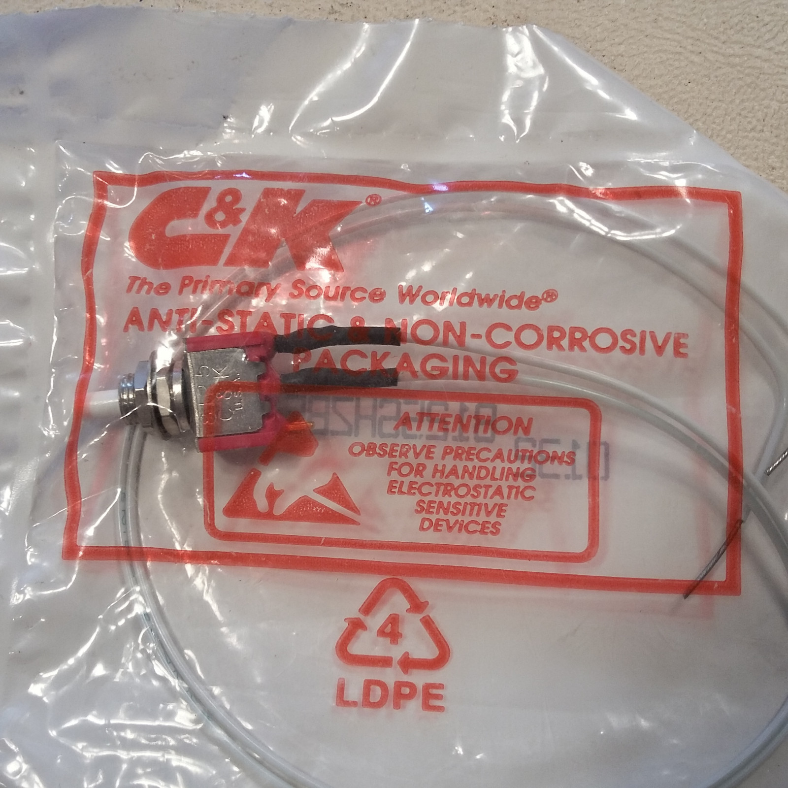 C & K 8125SHZBE PTT Switch