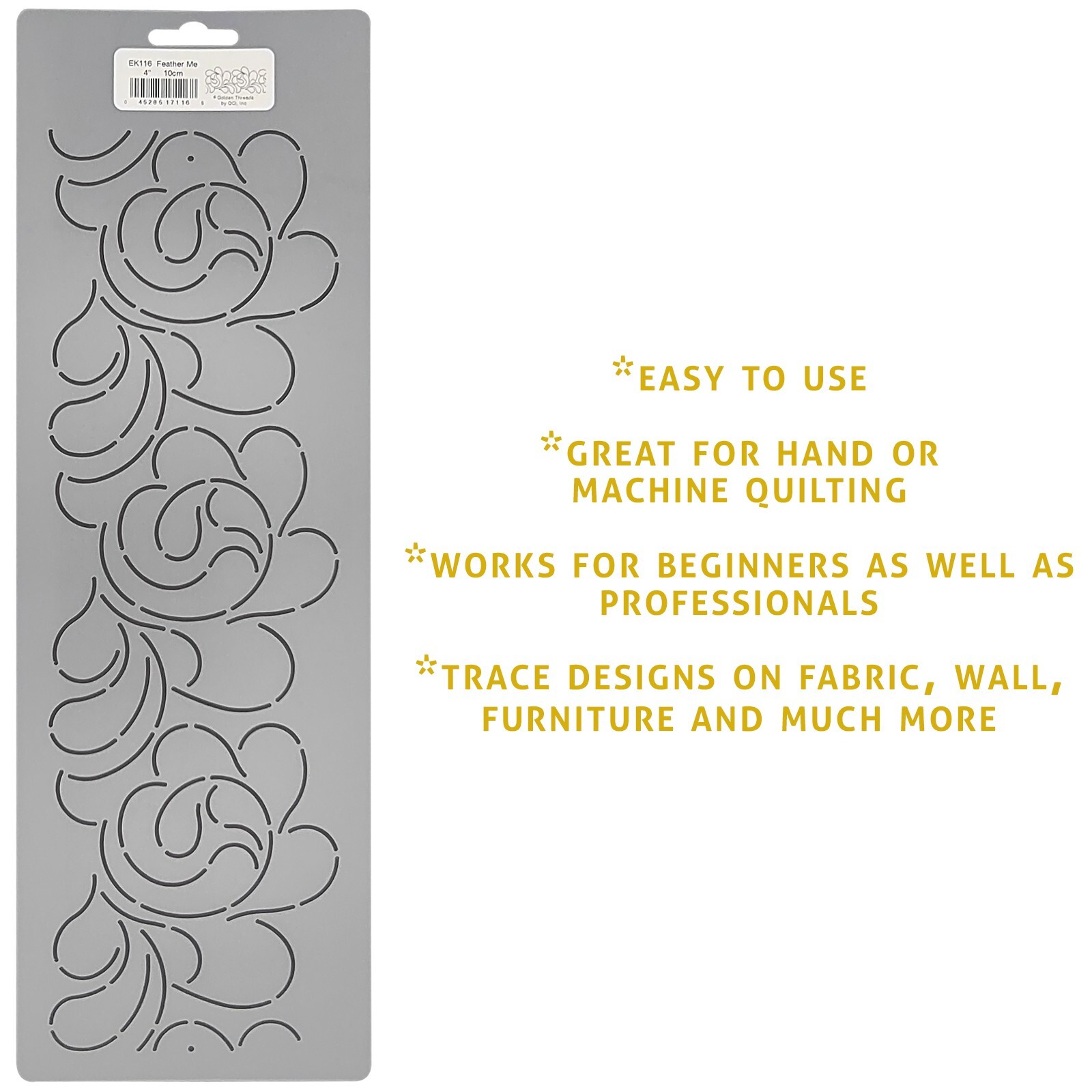 Feather Quilting Stencils Rose Borders Quilt Patterns Sashing Quilters Stencil