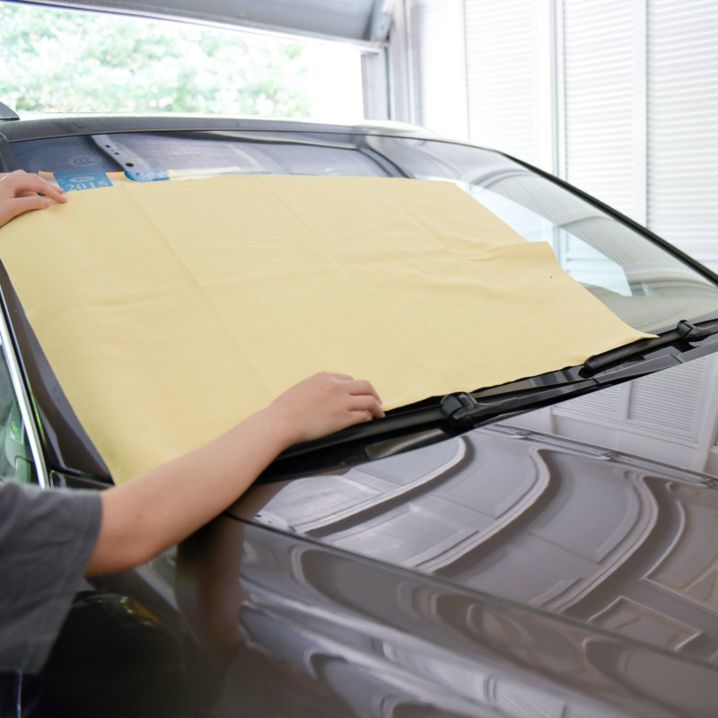 Large Natural Chamois Leather Car Cleaning Cloth Washing Absorbent Drying Towel