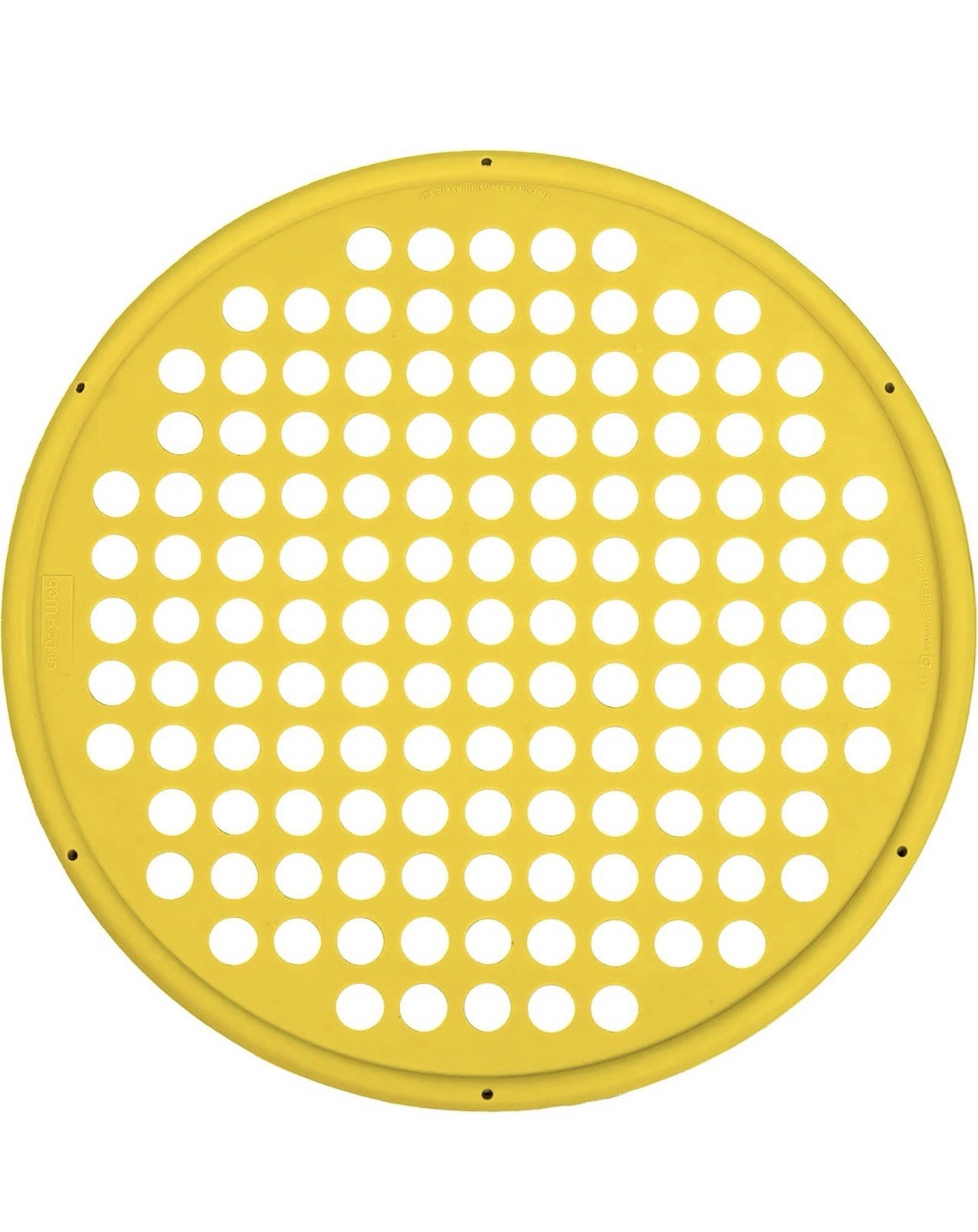 CanDo Hand Exercise Webs for Physical Therapy. 14" Diameter, Yellow: X-Light