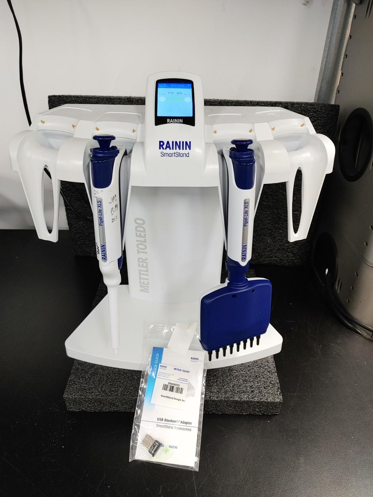 METTLER TOLEDO RAININ SMARTSTAND SCS-B with L-200 L-20 8 Channel Pipet Lite XLS