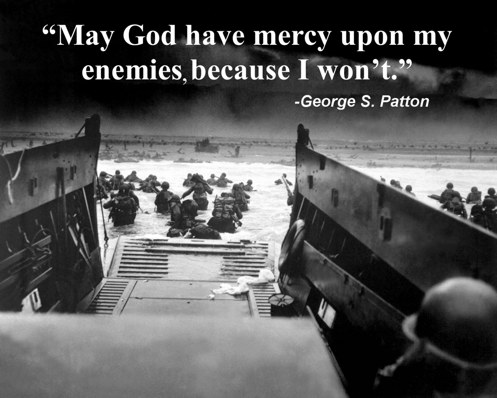 George S. Patton Famous Quote D-Day World War 2 WWII 8 x 10 Photo Picture b1