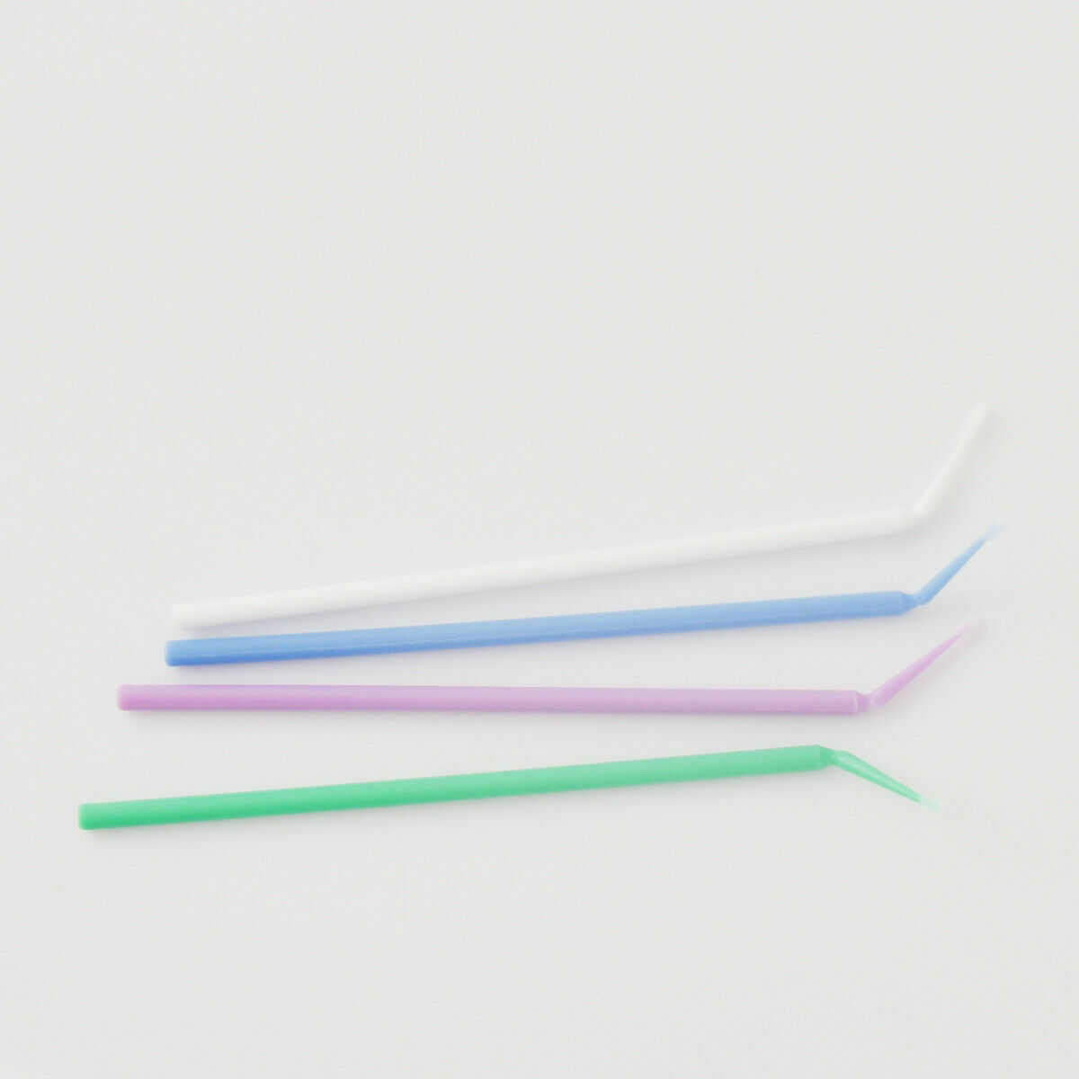 100 Pcs Dental Disposable Bendable Micro Applicators Brushes Small Purple 1.5mm