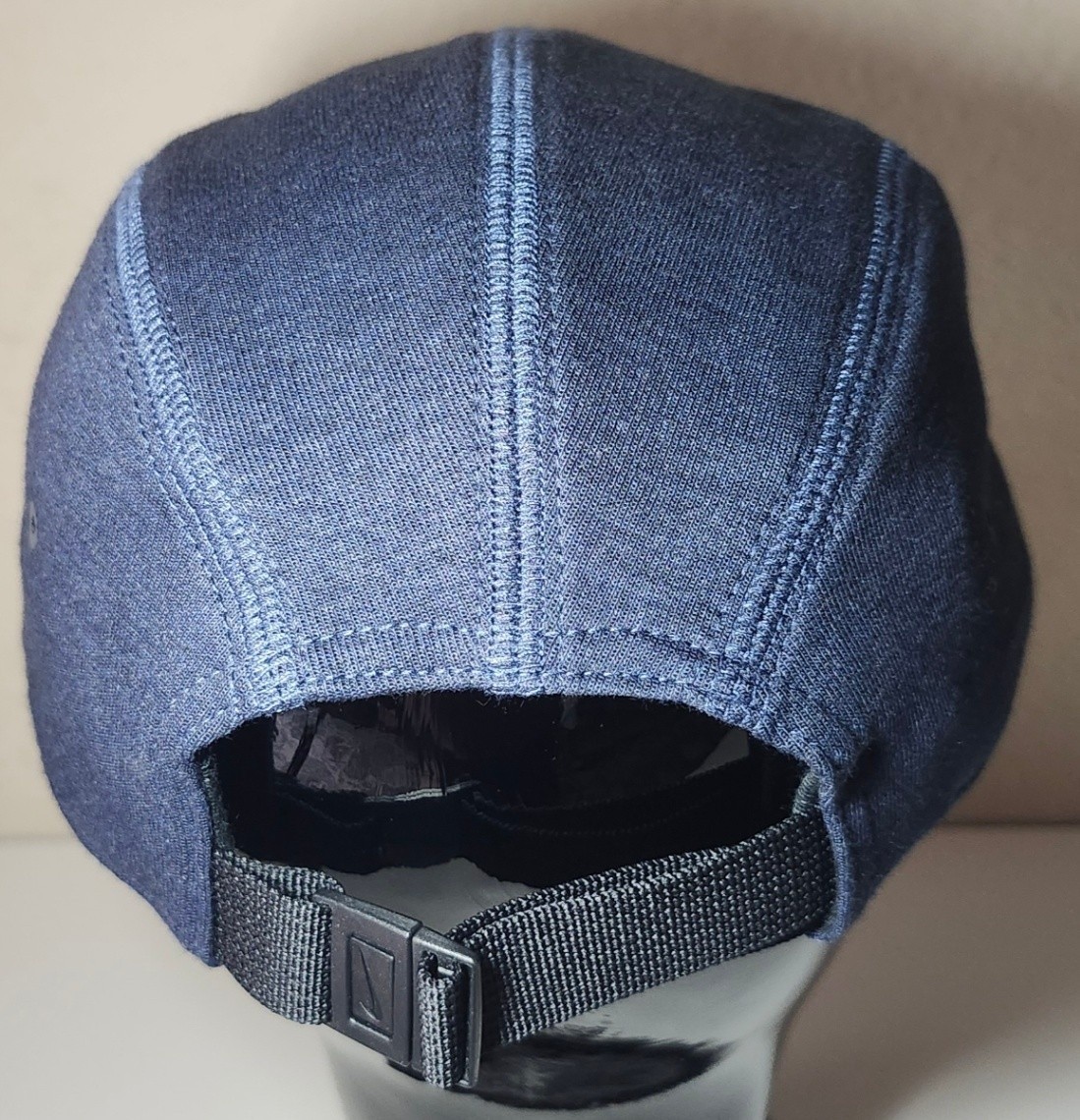Nike Fly Cap Unstructured 5-Panel Running Hat Navy M/L Reflective Trim