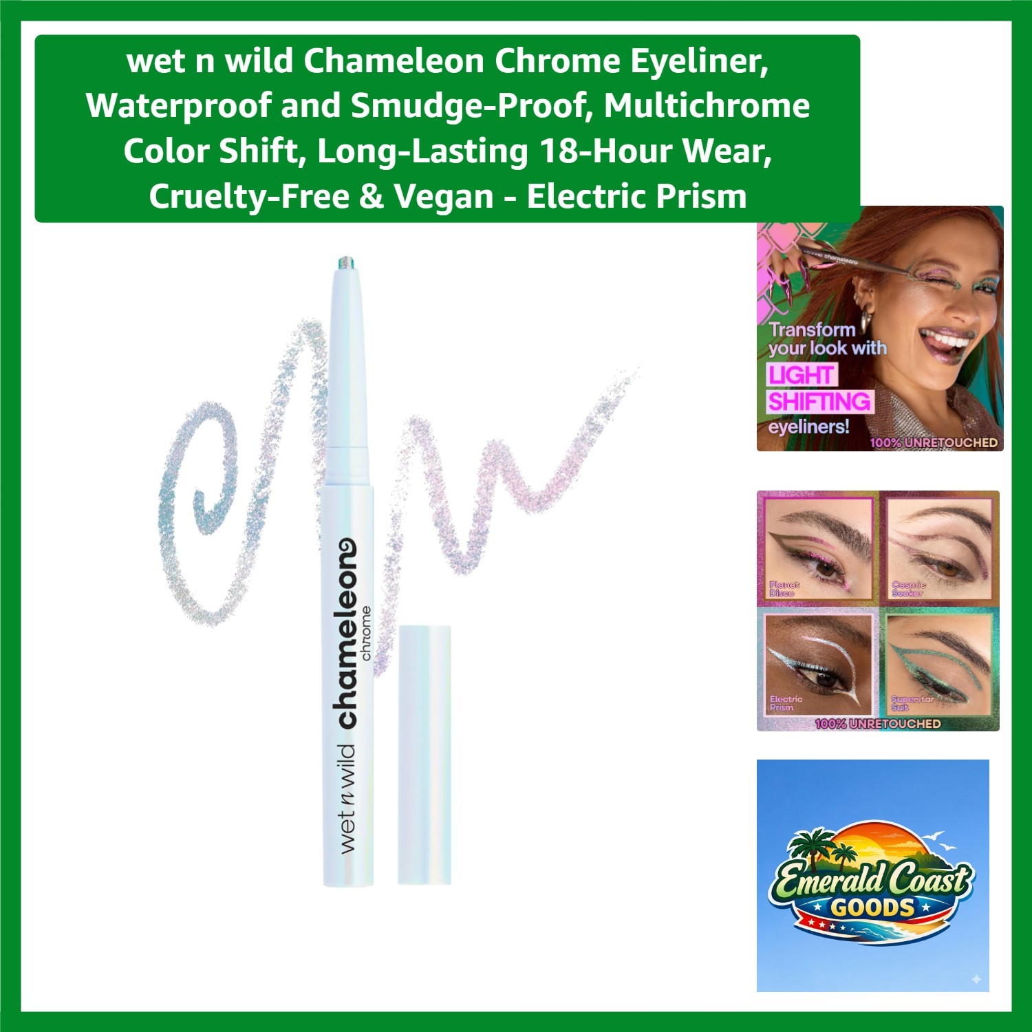 Revolutionary Multichrome Eyeliner - Waterproof, Smudge-Proof, Cruelty-Free