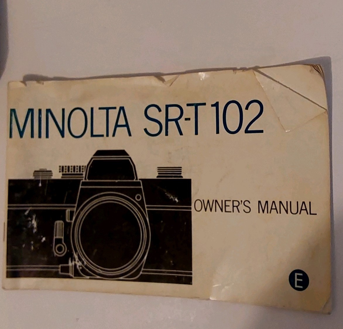 Minolta SR-T 102 Manual Flash Extra Lens. Untested. Sell As Ìs. See Description