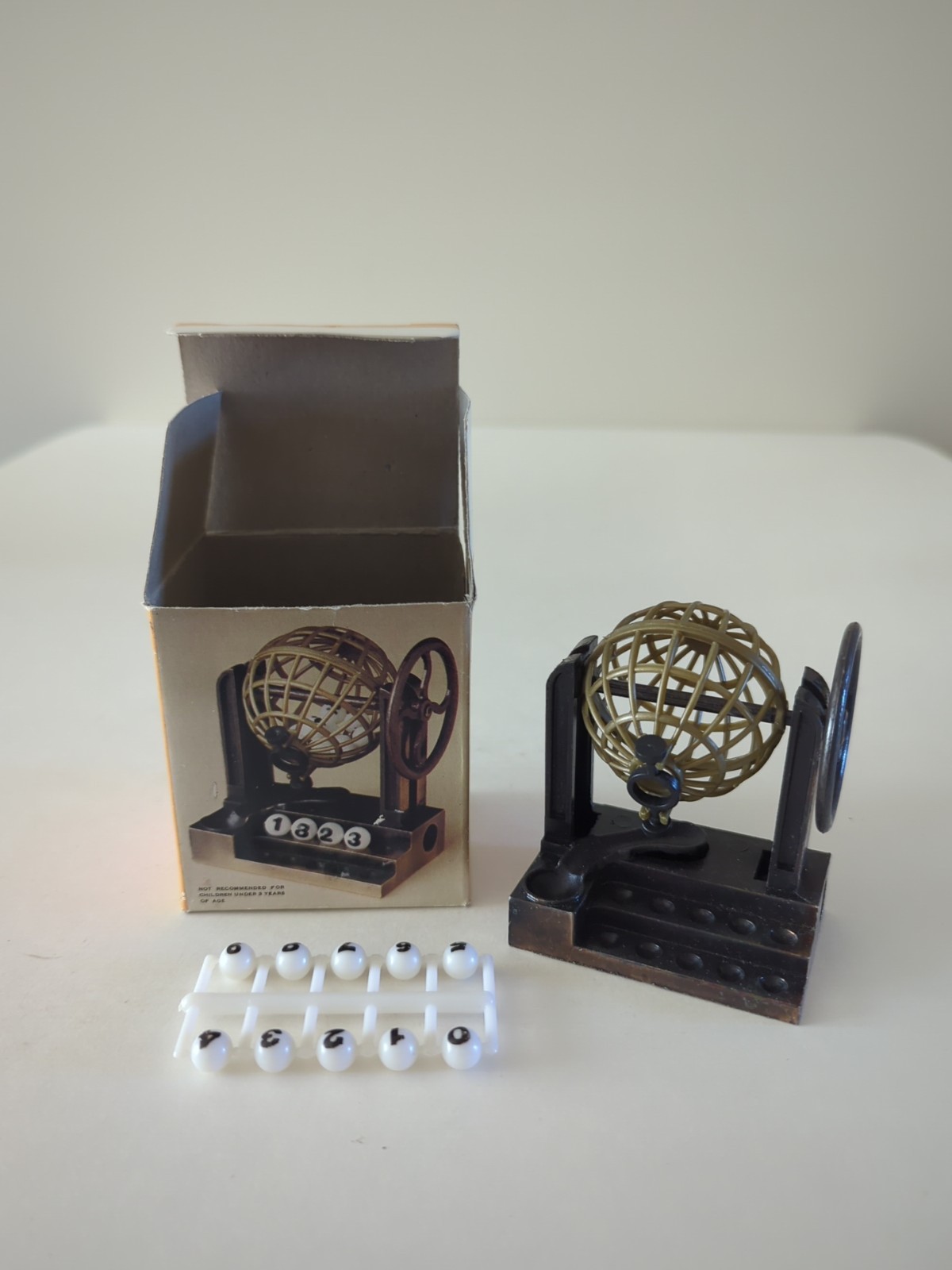 Vintage Lottery Wheel Die-Cast Pencil Sharpener Made in Hong Kong